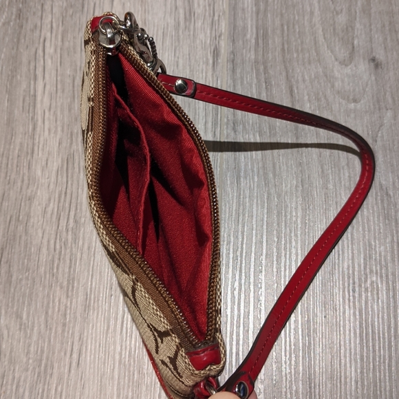 Coach Signature Wristlet - Picture 2 of 5